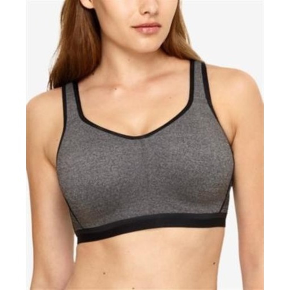 NWt Wacoal 34C High Impact Underwire Sports Bra 855229 Black 114352